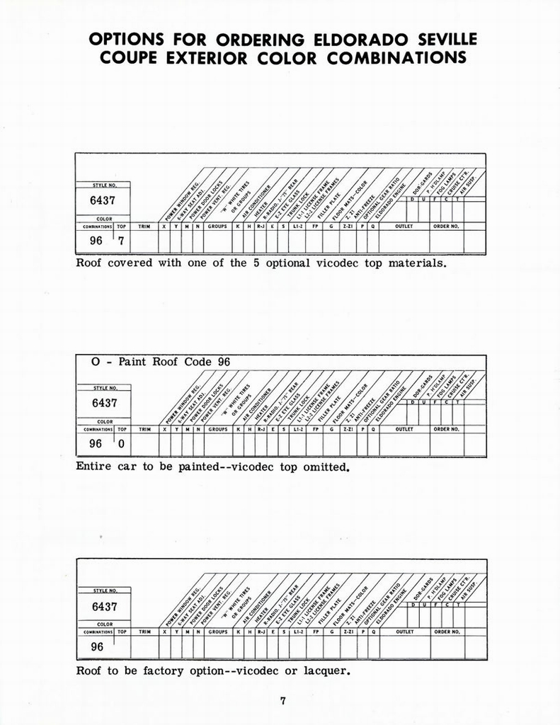 1960 Cadillac Optional Specifications Manual Page 18